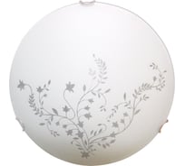 Светильник ЭЛЕТЕХ Нежность, 300, НПБ 01-60-125, М02, матовый белый/клипсы золото 1005204364