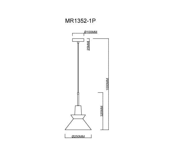 Подвесной светильник MyFar Kristina MR1352-1P