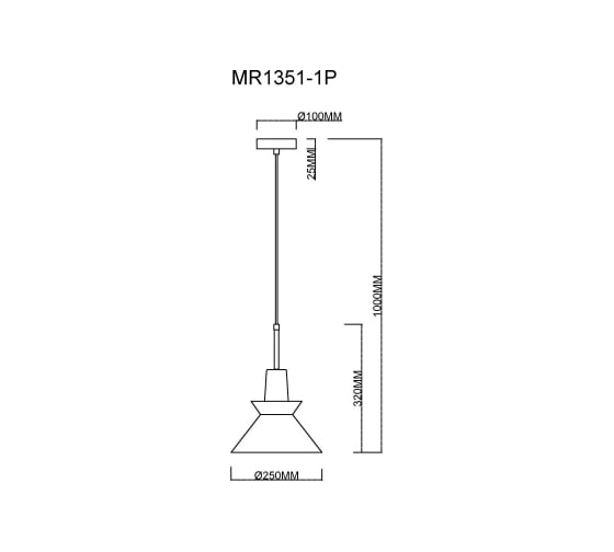 Подвесной светильник MyFar Kristina MR1351-1P
