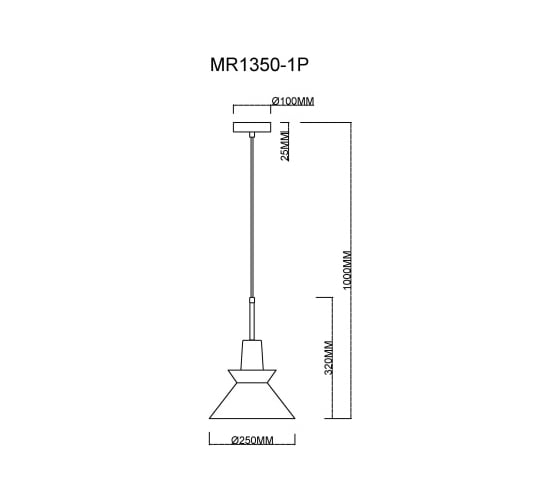 Подвесной светильник MyFar Kristina MR1350-1P