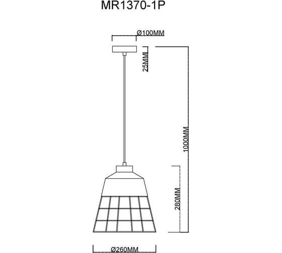 Подвесной светильник MyFar Hill MR1370-1P