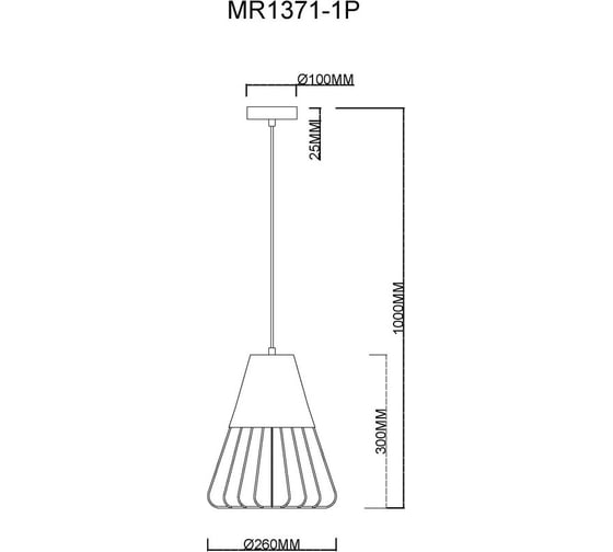 Подвесной светильник MyFar Hill MR1371-1P