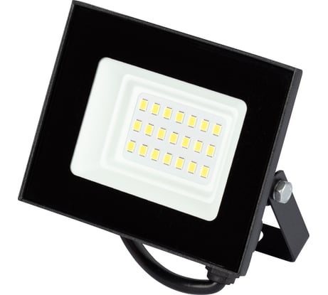 Прожектор светодиодный уличный ЭРА RED LINE LPR-024-020 20Вт 6500K IP65 влагозащищенный Б0059612