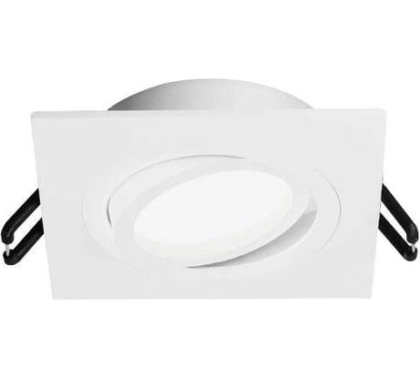 Встраиваемый cветильник Wolta ALTO под лампу GU5.3 квадратный Белый WDL-GU5.3/01W-S