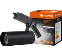 Однофазный светодиодный трековый светильник LEDVANCE 30W 2700 lm 230V IP20 черный матовый, цилиндрической формы 4099854233272