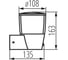 Фасадный светильник с датчиком KANLUX SORTA 16L-UP-SE 25681 2