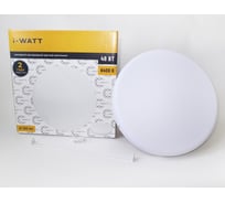 Светильник накладной I-WATT LED 48Вт 6400К 4800Лм 175-240V i-16108