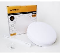 Светильник накладной I-WATT LED 36Вт 6400К 3600Лм 175-240V i-16107