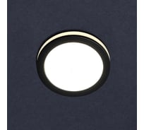 Светильник светодиодный встраиваемый General Lighting Systems 7Вт, 620Лм, 6500К, Холодный белый свет, Круг, Черный GLP-DECO-R2-7BT-IP40-4-BL 412374