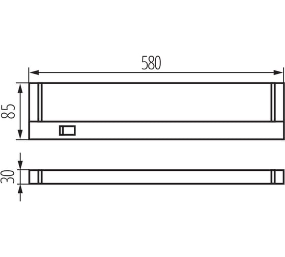 Светодиодный линейный мебельный светильник KANLUX PAX TL-90LED 22190