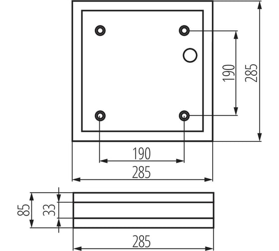 Герметичный потолочный светильник KANLUX JURBA DL-218L IP44 8981
