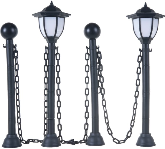 Садовый светильник на солнечной батарее Uniel, USL-S-181/PT720, LANTERN SET02, 2 шт. UL-00003132