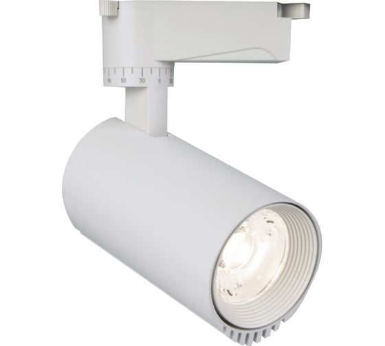 Трековый светильник ESCADA 20031TRA/02 LED 20W 4200K белый матовый 20031TRA/02LED SWH