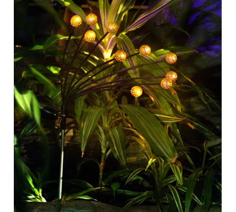 Светильник грунтовый REXANT Лалели, 3000К, встроенный аккумулятор, солнечная панель, коллекция Стамбул 602-2401