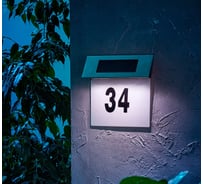 Светильник садовый REXANT Риджент, 4000К, встроенный аккумулятор, солнечная панель, коллекция Лондон 602-2413