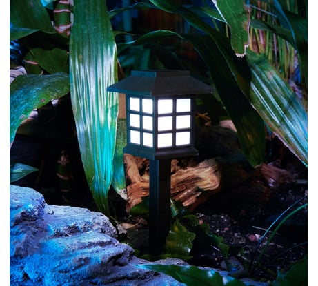 Светильник грунтовый REXANT Дуфу, 4000К, встроенный аккумулятор, солнечная панель, коллекция Пекин (комплект 4 шт) 602-2432