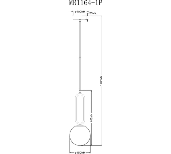 Подвесной светильник MyFar Pierre MR1164-1P