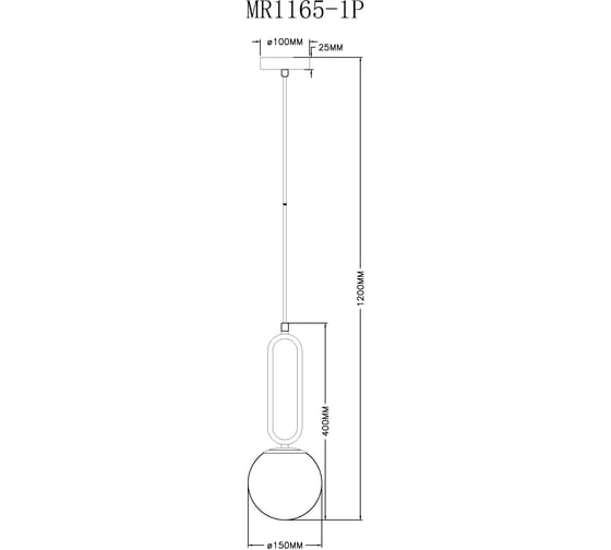 Подвесной светильник MyFar Pierre MR1165-1P