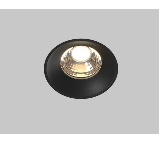 Встраиваемый светильник MAYTONI Round DL058-12W3K-TRS-B 1