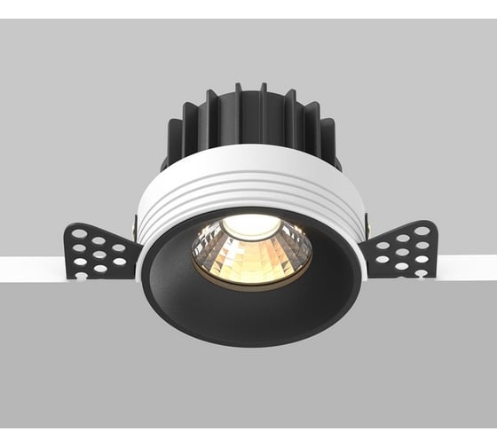 Встраиваемый светильник MAYTONI Round DL058-12W3K-TRS-B
