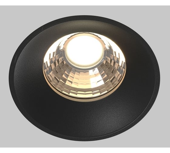 Встраиваемый светильник MAYTONI Round DL058-12W3K-TRS-B