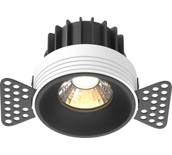 Встраиваемый светильник MAYTONI Round DL058-12W3K-TRS-B