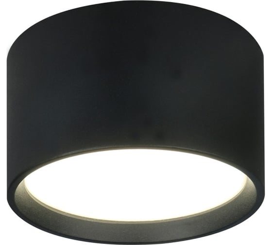 Потолочный светильник ESCADA 20005SMU/01 LED 12W 4200K черный матовый 20005SMU/01LED SBK 1