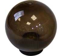 Садово-парковый светильник ЭРА НТУ, 02-60-255, шар дымчатый, призма, D250mm Б0048071