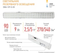 Светильники аварийного освещения - купить по низкой цене – интернет ...