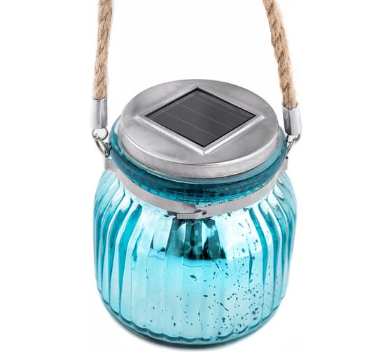 Садовый светильник на солнечной батарее Uniel USL-M-210/GN120, BLUE JAR  UL-00003208