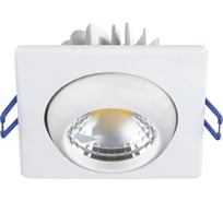Встраиваемый светодиодный светильник Uniel ULM-S64A-5W/NW, WHITE, потолочный 8602