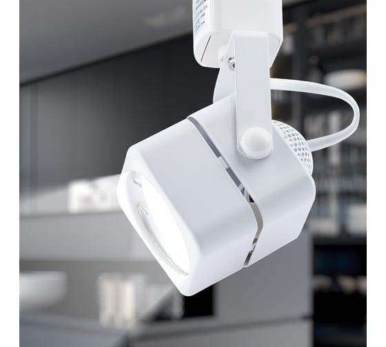 Трековый светильник ЭРА TR10 GU10 WH MR16 белый Б0044261
