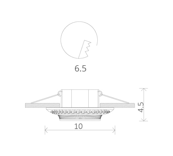 Потолочный светильник Arte Lamp A5280PL-1WA