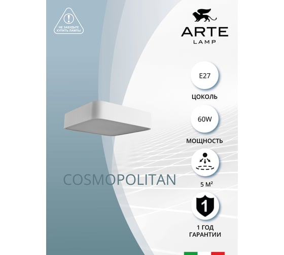 Потолочный светильник Arte Lamp A7210PL-2WH