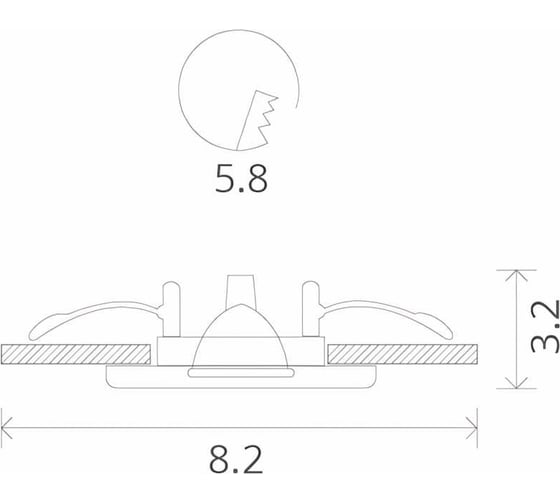 Потолочный светильник Arte Lamp A1203PL-1WH