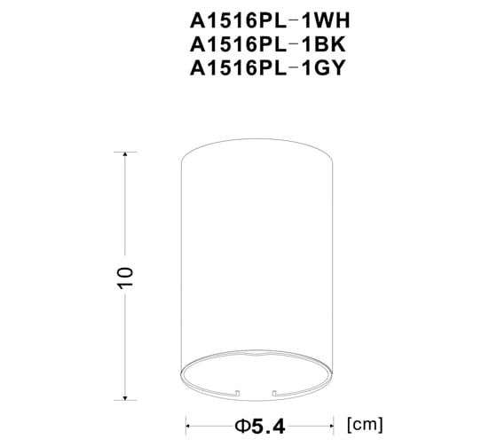 Потолочный светильник Arte Lamp A1516PL-1BK