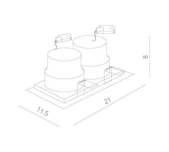 Потолочный светильник Arte Lamp A7007PL-2WH