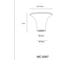 Потолочный светильник Arte Lamp A9461PL-1WH 2