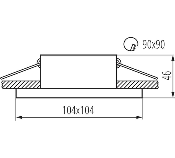 Точечный светильник KANLUX IMINES DSL-W 29030