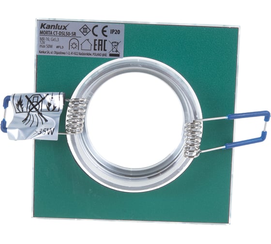 Стеклянный точечный светильник KANLUX MORTA CT-DSL50-SR 18512