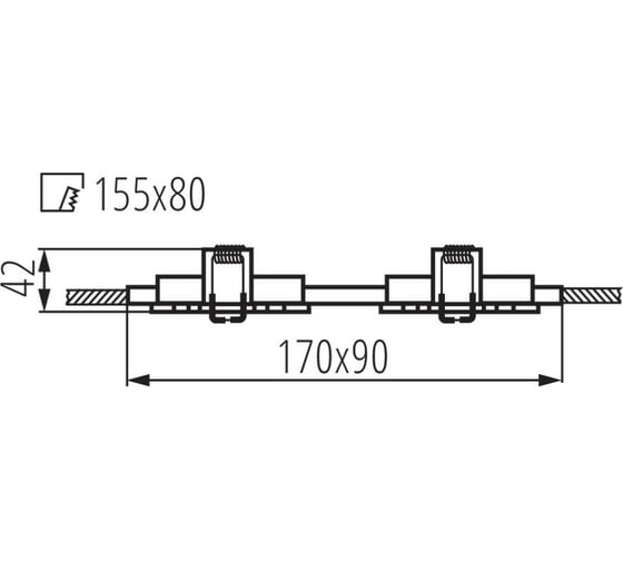 Точечный светильник KANLUX SEIDY CT-DTL250-B 18284