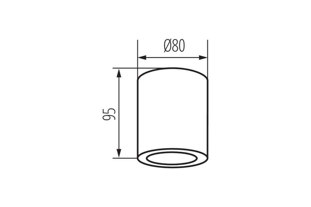 Влагозащищенный точечный накладной светильник KANLUX SANI IP44 DSO-W 29241  - выгодная цена, отзывы, характеристики, фото - купить в Москве и РФ