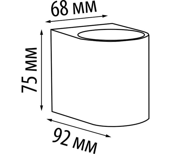 Светильник уличный архитектурный Uniel UUL-P51A 6W/GU10 IP65 MARBLE UL-00011359
