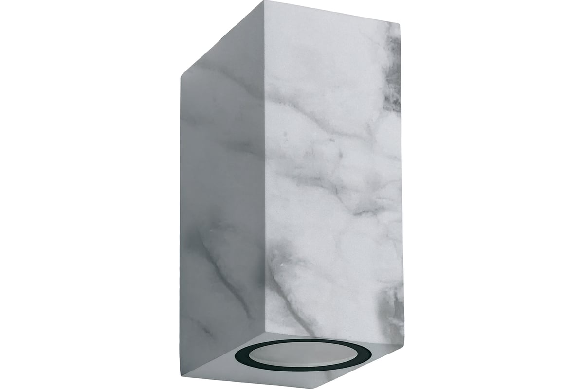 Светильник уличный архитектурный Uniel UUL-P42A 2x6W/GU10 IP65 MARBLE  UL-00011362 - выгодная цена, отзывы, характеристики, фото - купить в Москве  и РФ