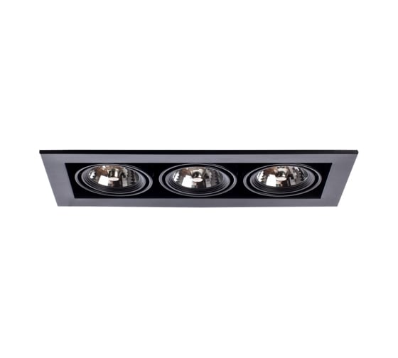 Потолочный поворотный светильник Arte Lamp A5930PL-3BK