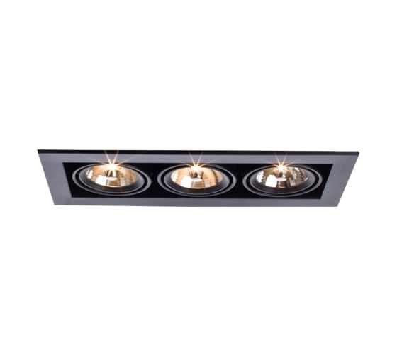 Потолочный поворотный светильник Arte Lamp A5930PL-3BK