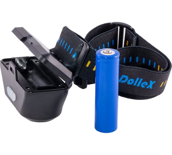 Налобный светодиодный аккумуляторный фонарь 3W LED + 3W COB, DolleX FIS-21