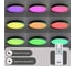 Светильник с пультом Citilux BONNY LED RGB Чёрный + Клён CL754451G 12