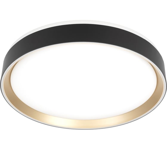 Светильник с пультом Citilux BOSS LED RGB Чёрный с Золотом CL751251G