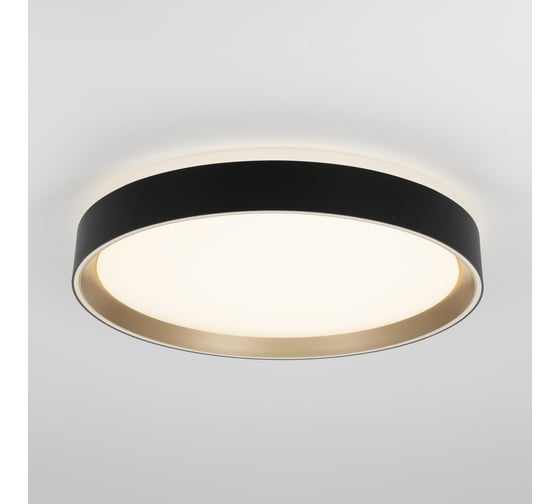 Светильник с пультом Citilux BOSS LED RGB Чёрный с Золотом CL751251G